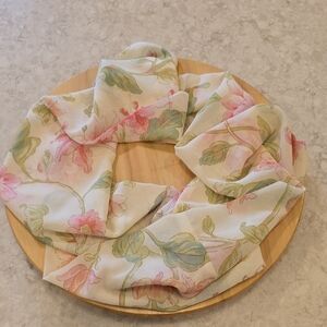 Handmade Floral Infinity Scarf